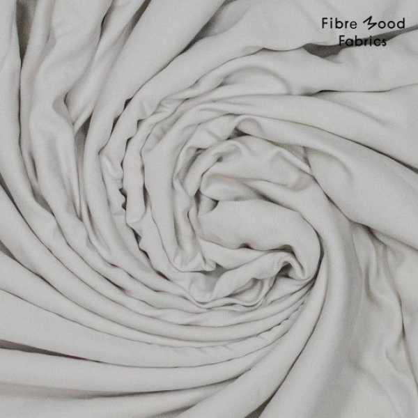 Viskose Twill / Fibre Mood Kollektion grauweiss